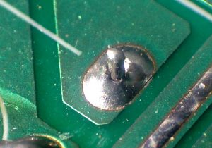 loose solder connection